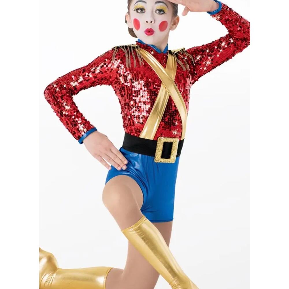 Weissman 8735 March of Toy Soldiers Dance Costume Child Medium MC